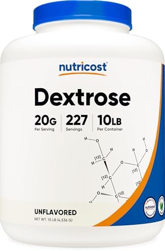 Nutricost Dextrose Powder 10 LBS, Gluten Free | GMO-Free