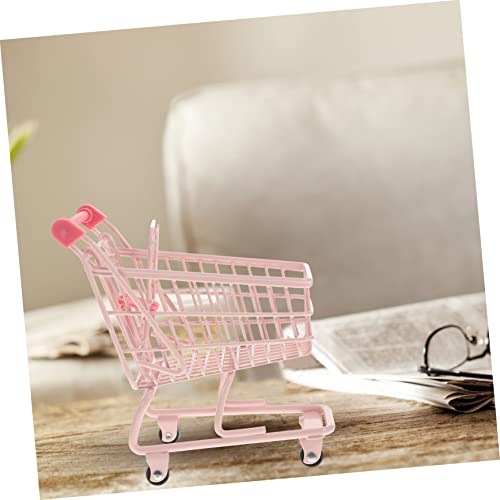 PLAFOPE 1Pc Guarnição De Metal Casa De Bonecas Vans Criança Pequena Suporte De Mesa Caddy Mini Carri