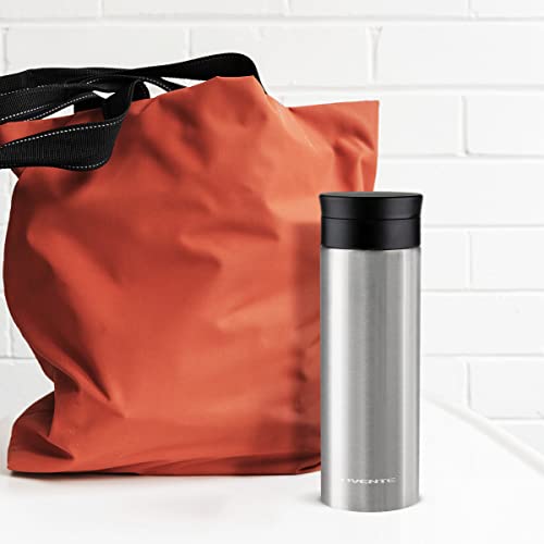 OVENTE Stainless Steel Vacuum Insulated Coffee and Water Mug - 16 oz Portable Double Wall Tumbler with Tea Infuser, BPA-Free, Spill Proof for Hot or Cold Drinks, Silver MSA16S - Image 5