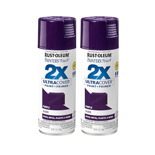 Rust-Oleum Painters Touch 2X Ultra Cover Spray Paint Gloss Purple