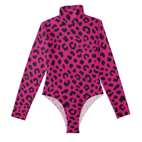Body de manga larga para mujer GuoChe cuello alto falso para salir