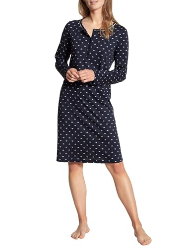 CALIDA Night Lovers Nachthemd Damen, aus 100% Supima-Baumwolle