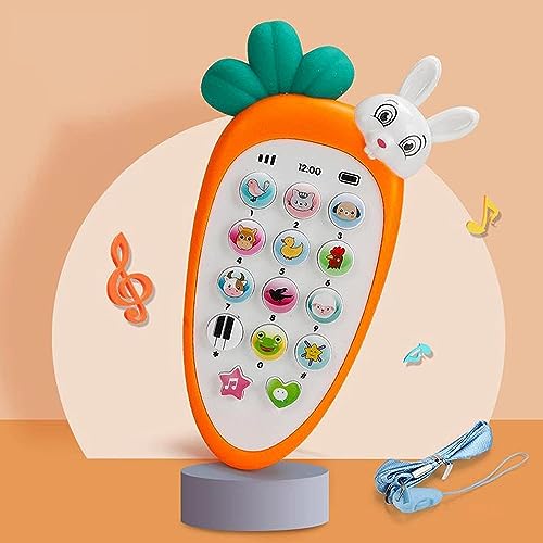 Niku Mobile Phone Musical Toy for Kids Baby Toddler | Carrot/Rabbit face | 20 Musical Animal sound Toy | Birthday Party Gifts for Girl Boy (Multicolor) (B0D1MJVZH1) Amazon Price History, Amazon Price Tracker