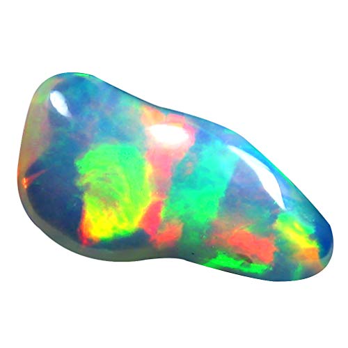 Opale arc-en-ciel naturelle d'Éthiopie 18 x 8 mm, la pierre précieuse idéale pour un cadeau mémorable