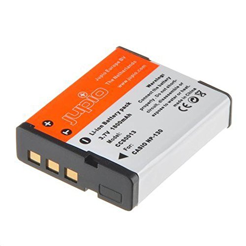 Batería Casio NP-130 equivalente con celda Lithium Ion de 1800 mAh marca Jupio