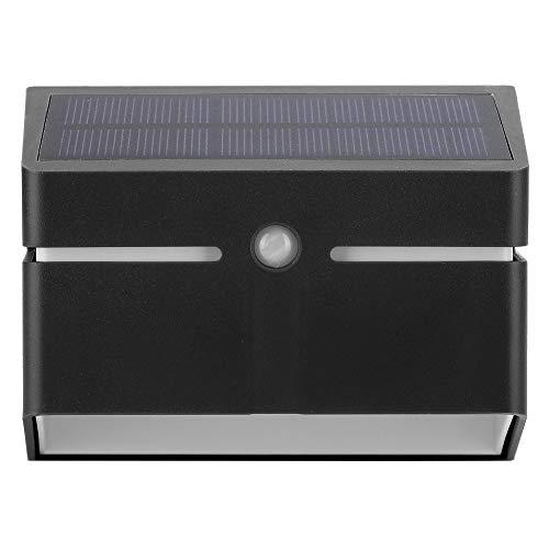 Lâmpada solar externa com interruptor de três marchas Lâmpada de parede com sensor humano, lâmpada d