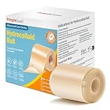 Hydrokolloid Pflaster Rolle Selbstklebender Wasserfestes Pflaster Hydrocolloid Roll Hoch Absorbierende Unsichtbare Selbstschneiden Pimple Patches Pickel Patch Rolle (5cm*1.8m)