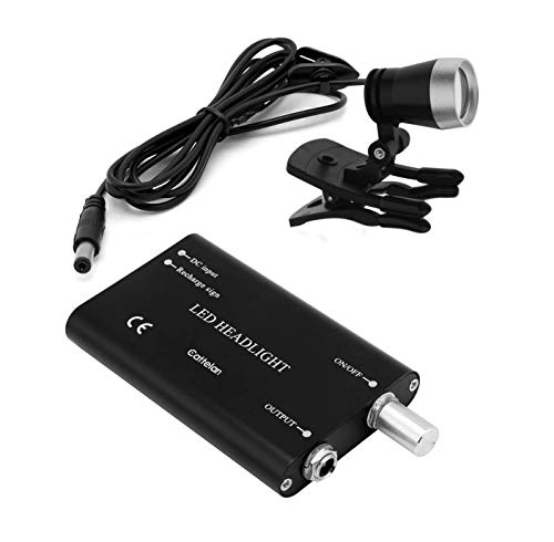3W LED Adjustable Head Light Lamp headlight for Surgical Loupes Glasses Clip-on Type for All Surgical Medical Binocular Loupes Black Or Blue