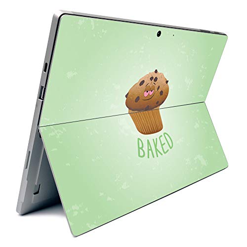 Image of MightySkins Carbon Fiber Skin for Microsoft Surface Pro 7 - Baked | Textured Carbon Fiber Finish | Easy to Apply, Remove, and Change Styles | Made in The USA