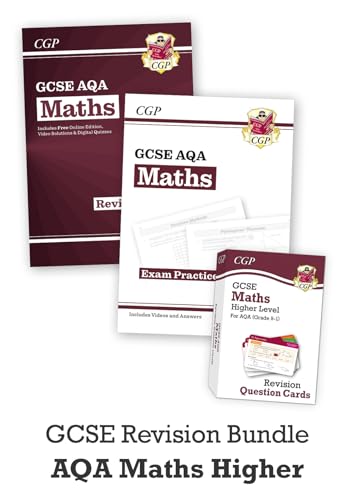 Image of GCSE Maths AQA: Revision Bundle - Higher (for the 2027 and 2028 exams) (CGP GCSE Maths 9-1 Revision)