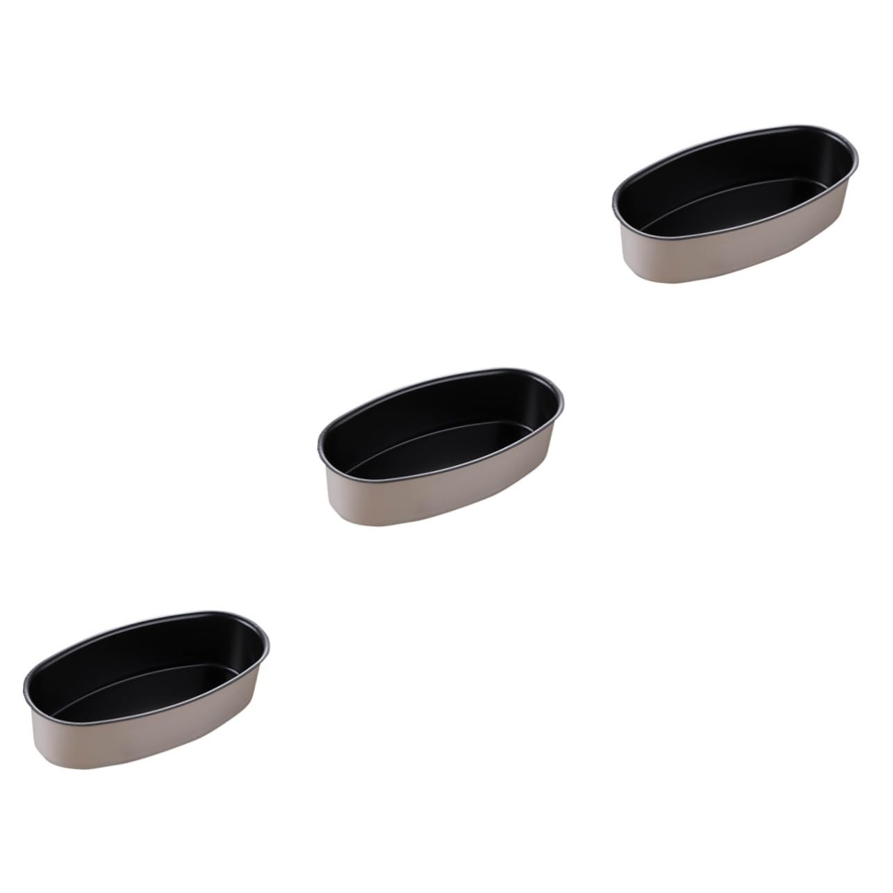 BESTonZON 3pezzi Stampo Per Torte Alluminio Leggero e Antiaderente Utensile Da Cucina Per Dolci Per Pasticcerie e Uso Domestico Facile Da Pulire e Sicuro Per La Salute
