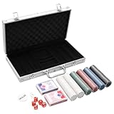 Ce jeu de jetons de poker est un excellent moyen d'obtenir la sensation de casino chez vous avec vos amis et votre famille.