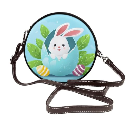 Sac rond lapin en cuir vegan pour vos balades et sorties décontractées