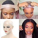 Aligogo 1pcs Transparent Silicone Wig Headband With Drop-Shaped Elastic Band For Wear Lace Wig Non...