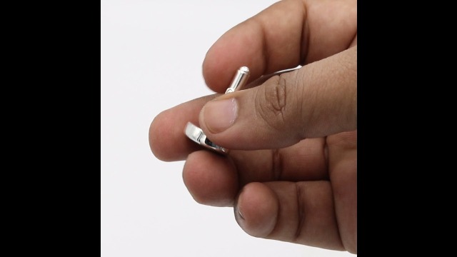 Mancuernillas de Malaquita en Plata 925 para Hombre miniatura 7