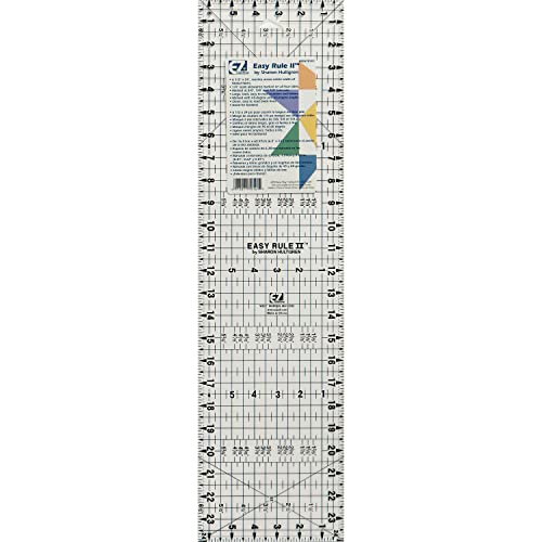 Ez Quilting Wrights 6-1/2-Inch-By-24-Inch Easy Rule Ii, White,Blue #TOP6