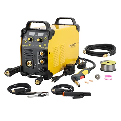 Mig Tig MMA Welder, Mig Lift Tig Stick Welding Machine, Dual Voltage 110/220V Gas/Gasless Lift Tig Stick Mig Wire Welding Machine (MTG225D)