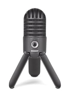 Samson Meteor USB Studio Cardioid Microphone - Titanium Black