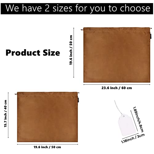 2 Pack Silk Dust Cover Bags