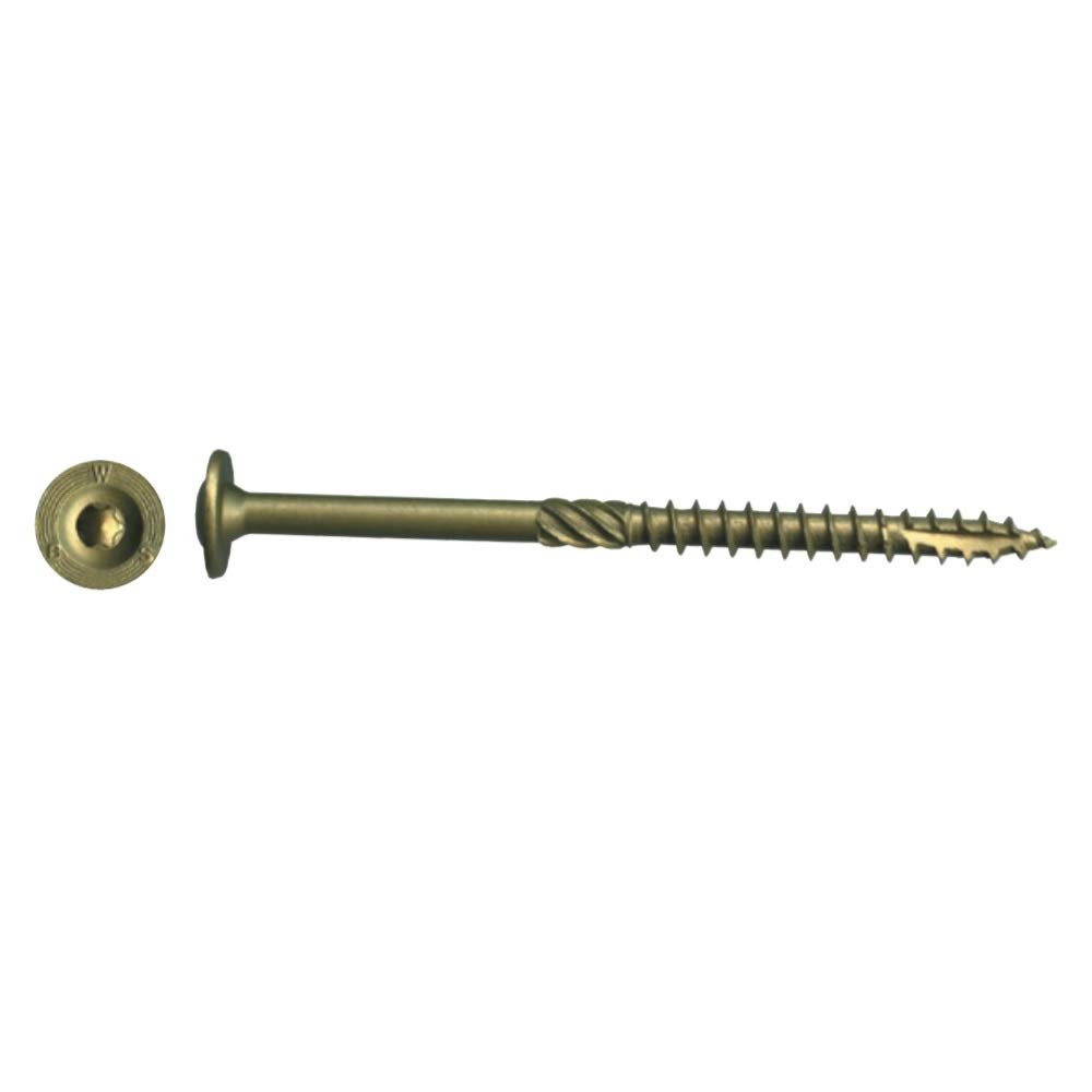 (500 Count) Big Timber CTX15312 15 x 3-1/2" Bronze Lag Screw