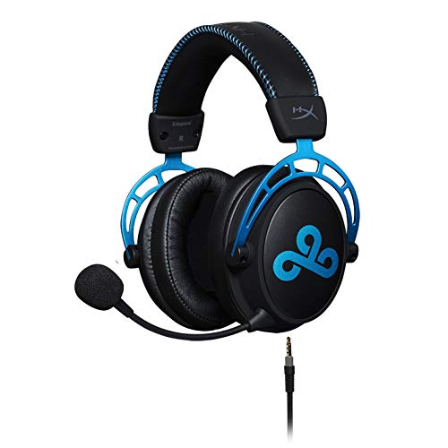 HyperX Gaming Headset Cloud Alpha Cloud9 Edição Especial para PC, PS4, Xbox One e Nintendo Switch