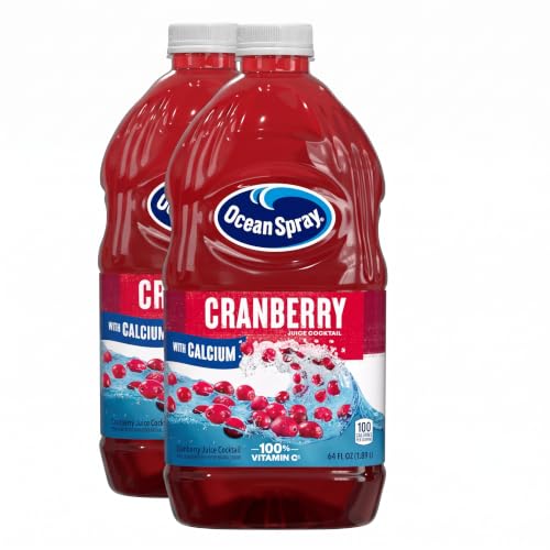 Ocean Spray® Cranberry Juice Cocktail with Calcium, 64 Fl Oz Bottle (Pack of 2)