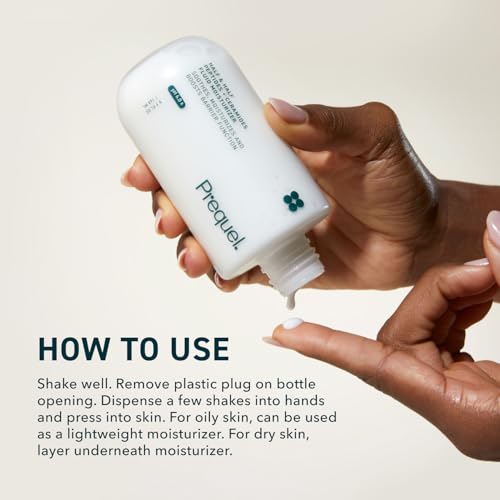 Prequel Skin Half and Half Fluid Moisturizer Face Cream. Lightweight Ceramide Peptide Lotion for All Skin Types, including Dry and Sensitive. Hydrating Facial Cream for Women and Men - Thumbnail 6