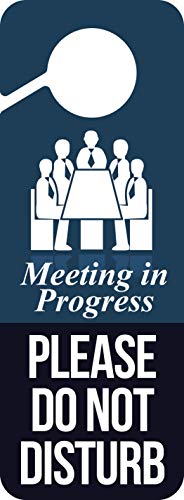Baby Marley Meeting in Progress Door Hanger | Do Not Disturb Sign