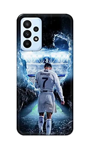 Image of Printed Hard Back Cover Case for Samsung Galaxy A23 4G | Samsung Galaxy A23 5G Back Cover (Footbal Legend) -702
