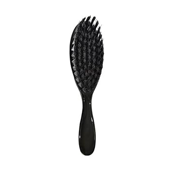 Fade Brush with Dense Soft Bristle Brush and Ergonomic Design Ideal Hair Brush for Barbers and Stylists for Achieving Seamless Fades and Blurred Haircuts