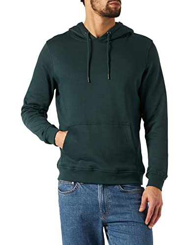 Preisvergleich Produktbild Urban Classics Herren Basic Sweat Hoody Kapuzenpullover, Grün (Bottlegreen 02245), Large (Herstellergröße: L)