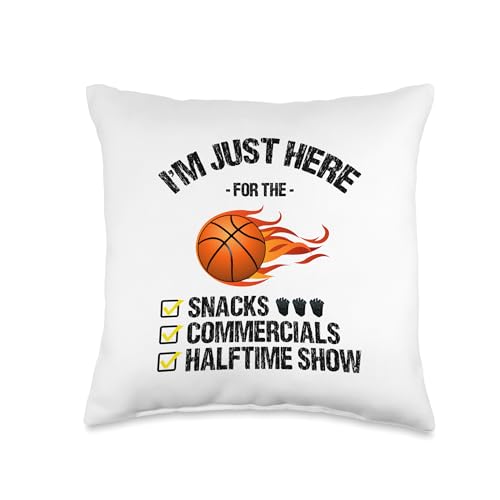 Basketball Halftime Show Throw Pillow