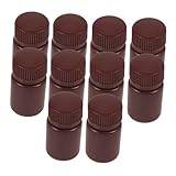 JEWEDECO 10個 保存瓶 瓶 広口瓶 サンプルバイアル 小さなサンプル瓶 ボトル サンプル容器 空きビン 試 容器 pp