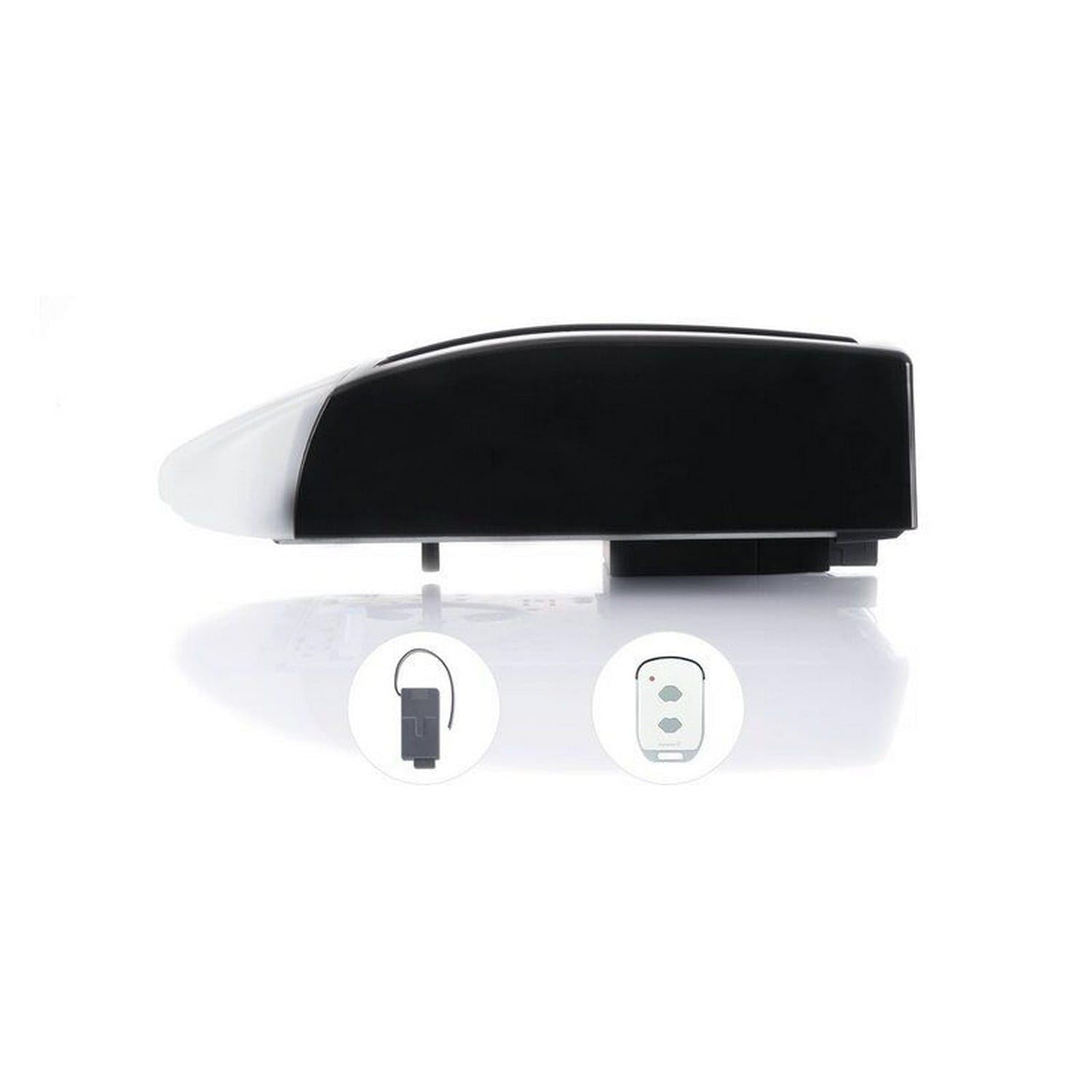 Marantec Comfort 280 - Accionamiento para puerta de garaje (incluye 1 transmisor, accionamiento eléctrico para puertas de garaje, puertas seccionales y batientes), color negro