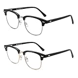Lente anti luz azul - GLINDAR Gafas bloquean luz azul pueden filtrar el 90% de los rayos azules,reducen la fatiga visual, eviten que se sequen los ojos, minimicen el dolor de cabeza y haga que duerma mejor