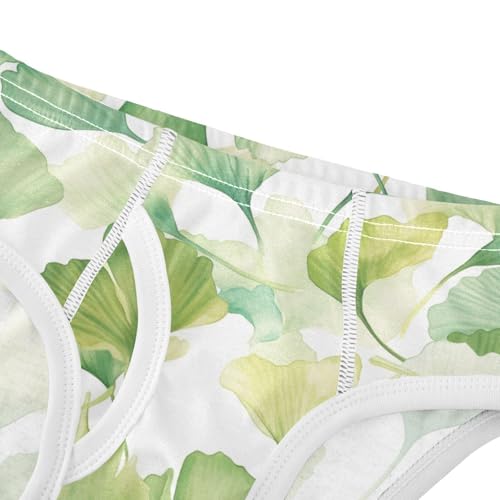 KLL Ginkgo Leaves Toddler Boys' Pure Cotton Boxer Briefs Cute Children Undies4