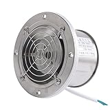 Ventilatore di Scarico Ventilatore di scarico da 4 pollici Ventilatore in acciaio inox ACCIAIO IN ACCIAIO INOSSIDATO A VENTILAZIONE for LA CUCINA WC Ventilatore for il condotto del tubo in linea con c