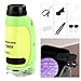 Luwecf Handheld Microscope Set Children Microscope Hand Eye Ability 120x Optical Microscope for Living Room Physics Tools Fabric, Green Yellow