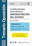  TEMARIO: Cuerpo general auxiliar de la Administración del Estado. 2025. TOMO II (Temarios Oposiciones)