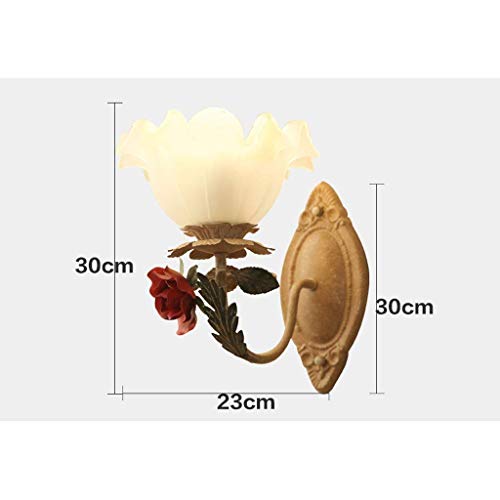 Lámpara de pared de hierro forjado ideal para iluminar el pasillo y dar vida a tu balcón 4