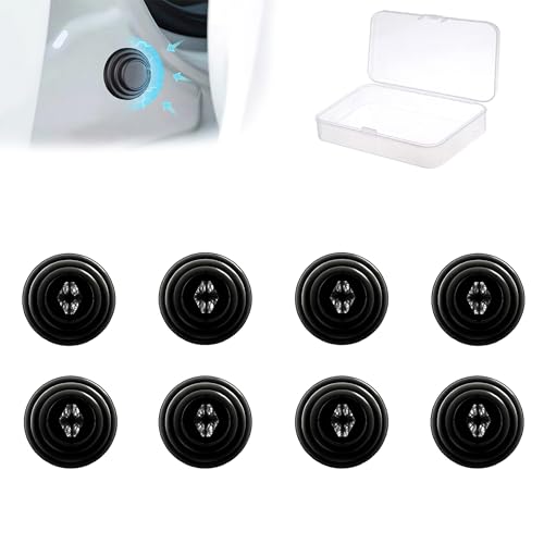 Image of Car Shock Absorber Door Protector Rubber Pads Guard Accessories Car Gadgets for Enhanced Door Protection Kwid, Triber, Kiger, Duster, Lodgy, Pulse, Captur