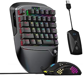 GameSir VX2 AimSwitch Gaming Keypad and Mouse Combo for Xbox Series X PS4 Xbox One Nintendo Switch Game Console, Wireless Controller Adapter with TTC Red Switch Keyboard for PUBG/Fortnite/COD
