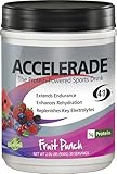 PacificHealth Accelerade, All Natural Sport Hydration Drink Mix with Protein, Carbs, and Electrolytes for Superior Energy Replenishment - Net Wt. 2.06 lb, 30 Serving (Fruit Punch)