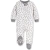 Burt’s Bees Baby Sleep & Play, Organic One-Piece Romper-Jumpsuit PJ, Zip para bebés y niños pequeños