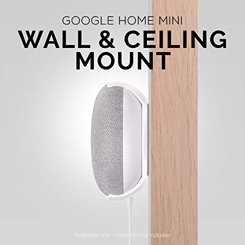 Support sans vis Google Home Mini fixation rapide mur et plafond - 4