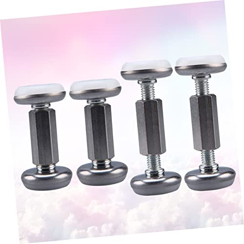 Homoyoyo Bed Thread Holder Stand Brackets Bedside Anti Shake Tool Bed Frame Stopper Threaded Furniture Stopper Fixer Stainless Steel Bedside Fixer Home Supplies Plug 4Pcs #TOP4