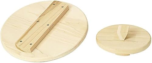 Tapa de madera para encurtir y fermentar vajillas, encurtir y fermentar tu propio chucrut, encurtidos y otras verduras, 5 galones, 12.75 pulgadas de