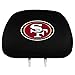 NFL San Francisco 49ers Head Rest Covers, 2-Pack