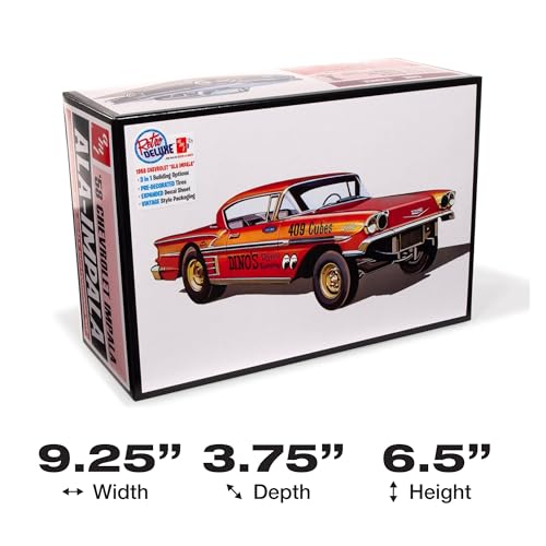 AMT 1958 Chevy Impala Hardtop Ala Impala 1:25 Scale Model Kit