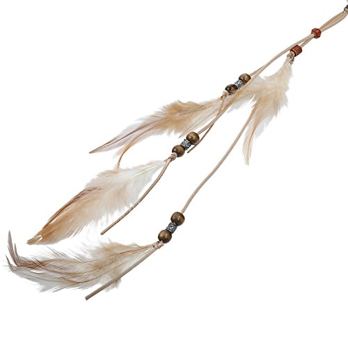 Fascia in pelle corda tessuto piuma - AWAYTR